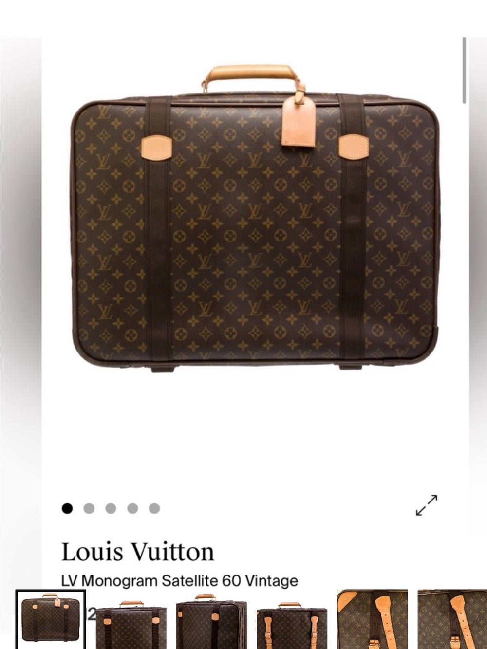 Louis Vuitton satellite 60 suitcase